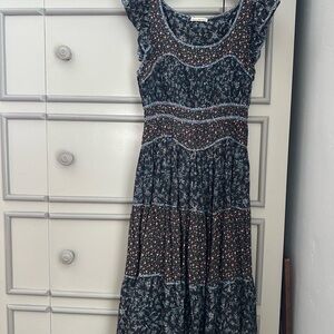 Ulla Johnson navy Print Women's Dress NWOT